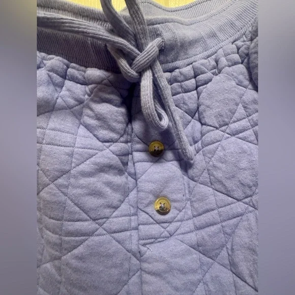 Anthropologie Lavender Quilted Knit Shorts - Picture 7 of 14